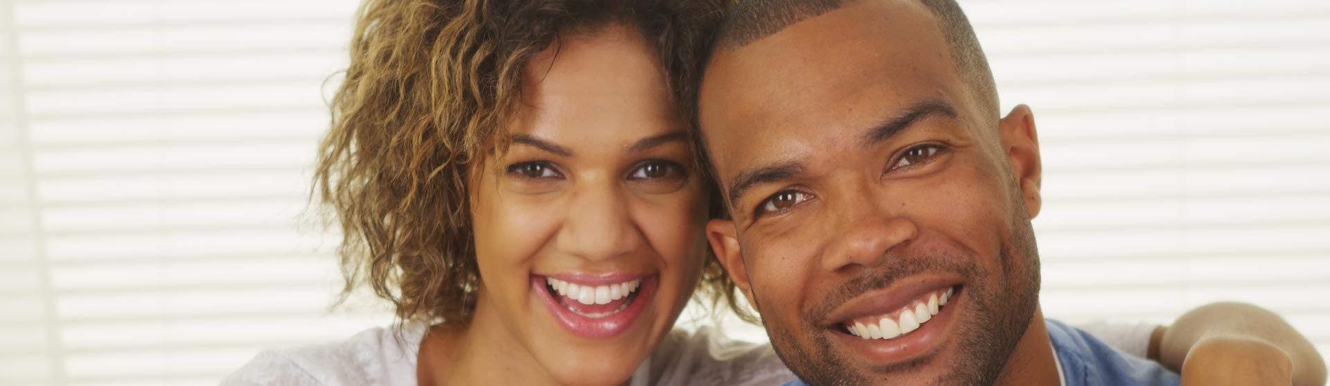Happy african american couple